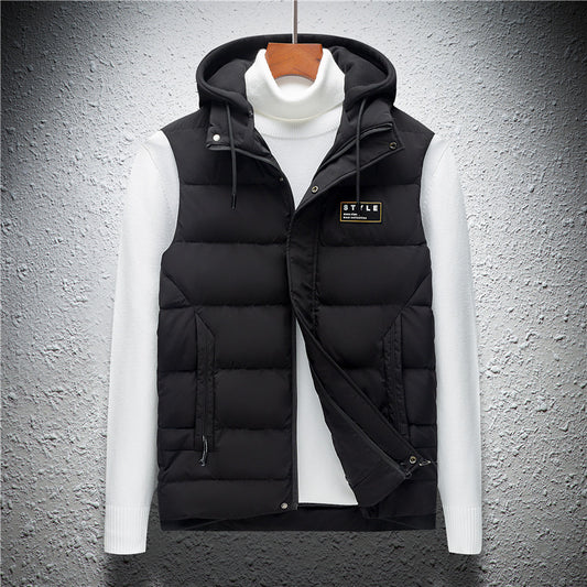 Men's Fashion Vest Versatile Down Jacket
