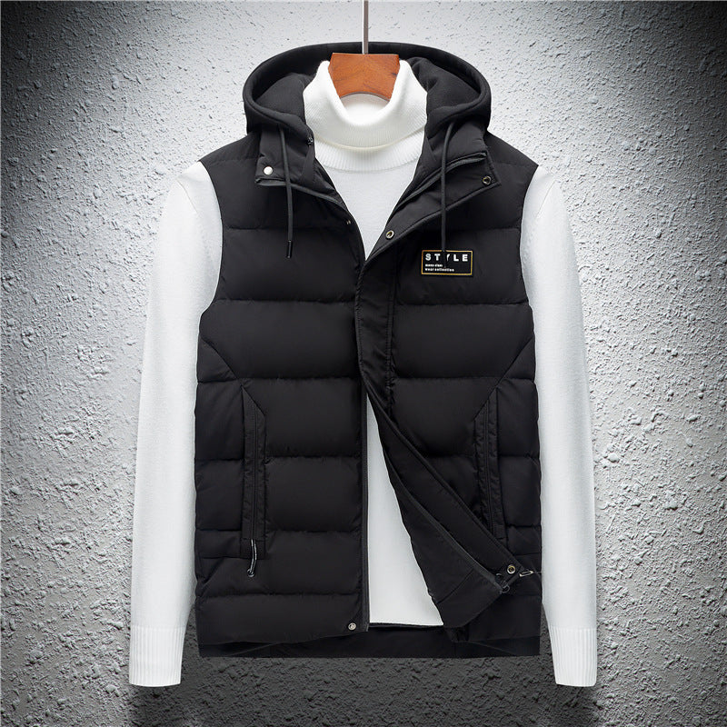 Men's Fashion Vest Versatile Down Jacket